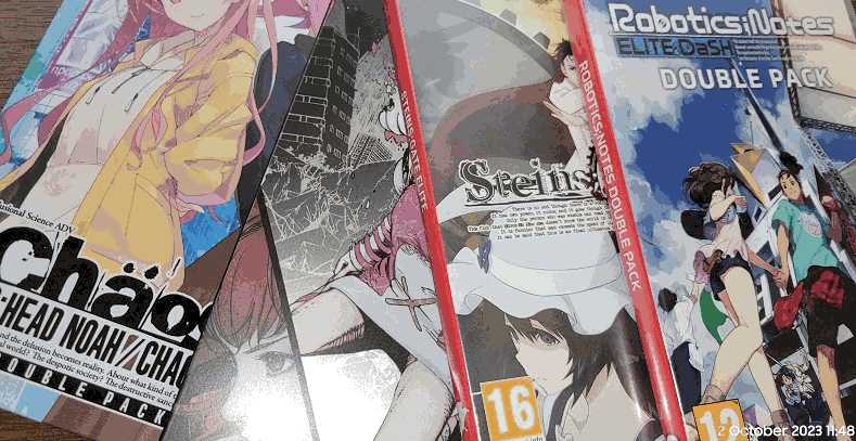 a pile of science adventure series games